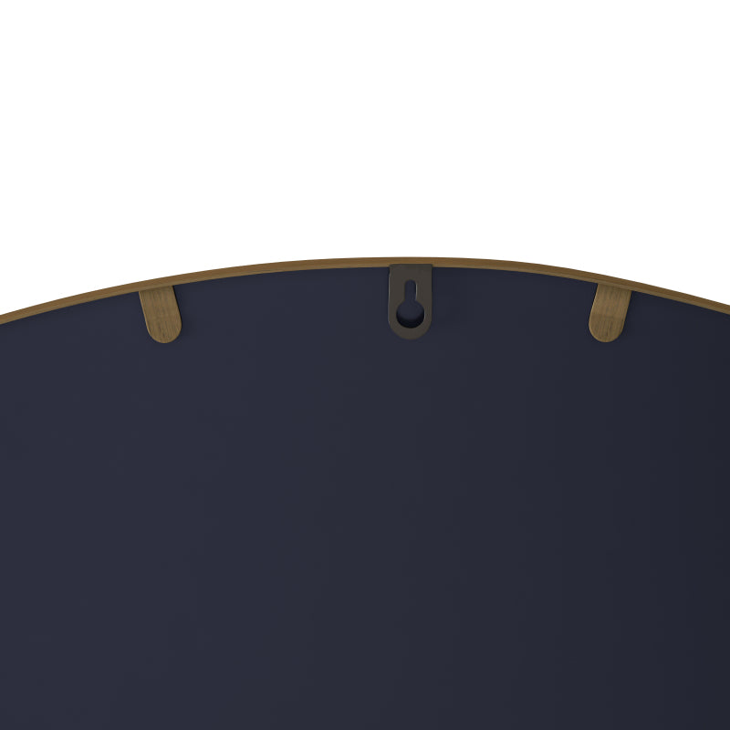 80CM Bronze Round Mirror, Bathroom Mirror for Wall, Round Wall Mirror Metal Frame, for Wall, Living Room, Bedroom, Vanity, Entryway, Hallway