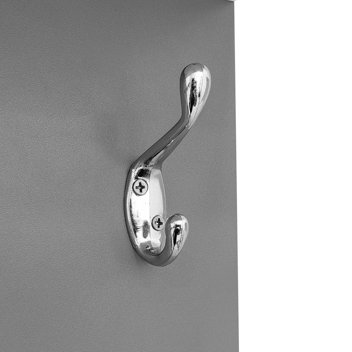 Wandgarderoben-Set , inkl. Spiegel, 2 Wandpaneelen, einer Regalwand und einem Schuhschrank, Korpus anthrazitgrau matt