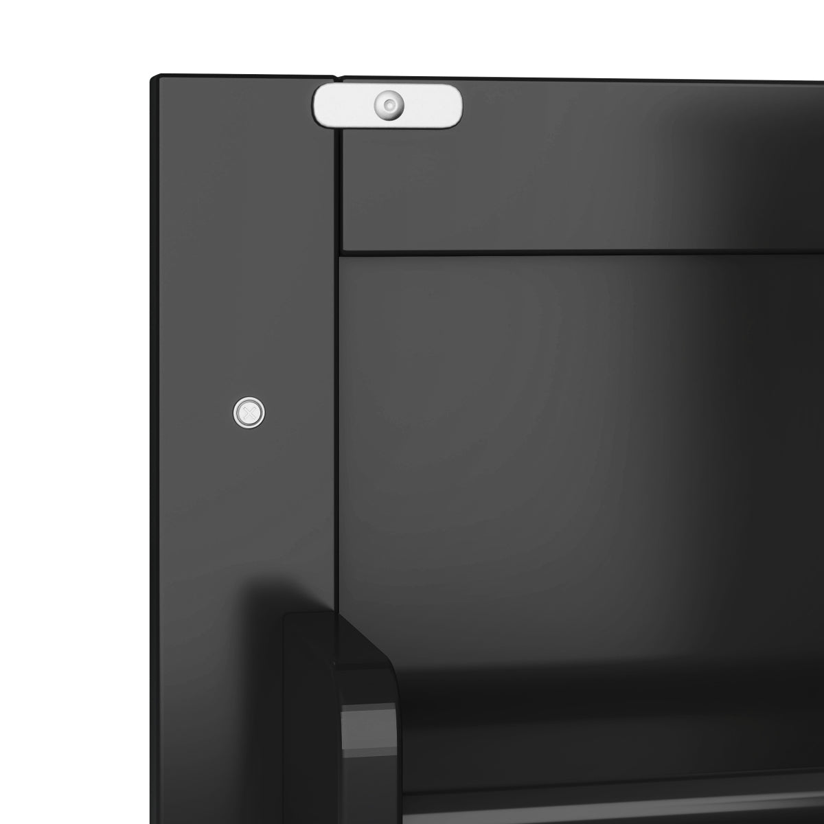 Badezimmerschrank 73x45,5x83,5 cm mit Keramikwaschbecken, 3 Soft-Close-Schubladen, Türregal, verstellbarem Fach, Schwarz