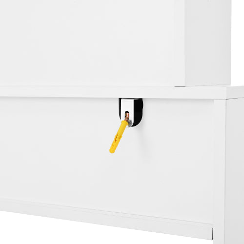 Schminktisch Weiß 90 cm mit LED Spiegel (dimmbar, 3 Farben), Frisiertisch mit 5 Schubladen & Schrank