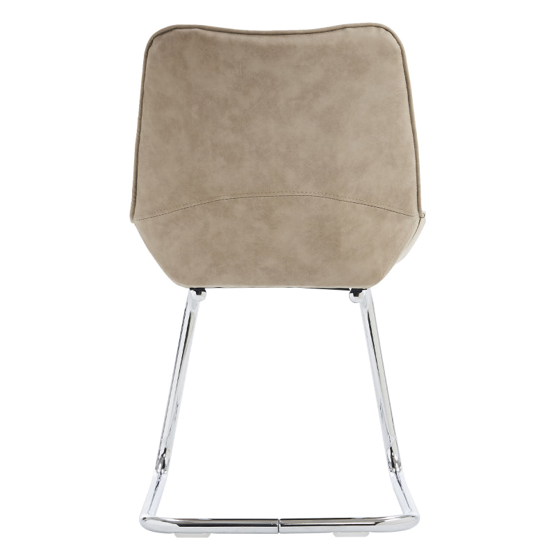 Sorgfältig ausgewählte Küche Wohnzimmer Esszimmer Stühle aus Kunstleder Material für leichtere Wartung! (Satz von 2)