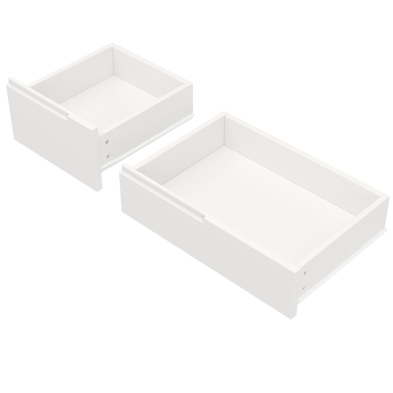 Moderne Kücheninsel, Küchenschrank, Ausziehbarer Küchenwagen mit Rollen und Arbeitsplatte, Servierwagen mit Gewürzregal und 8 Schubladen, weiß