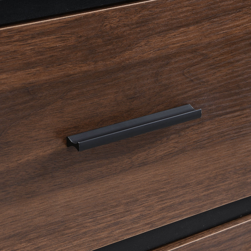 Bürotisch Arbeitstisch Ablage Basteltisch Industrial Schreibtisch 138.5cm mit 3 Schubladen