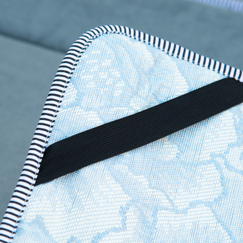 Campingbett Klappbares Feldbett mit Kopfkissen und Seitentasche, Matratze in Hellgrau, belastbar bis 150kg