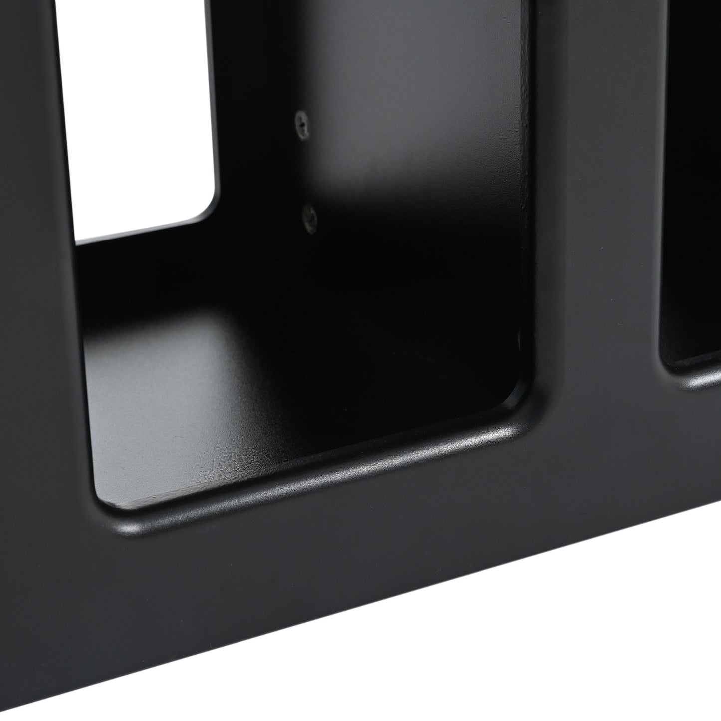 Beistellschrank mit Rollen, vielseitiger Aufbewahrungswagen für Wohnzimmer, Esszimmer und Schlafzimmer, Schwarz