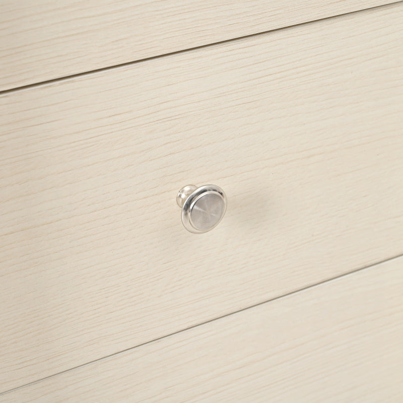 Sideboard mit drei Schubladen, exquisite Maserung. Sideboard für Schlafzimmer und Wohnzimmer, Moderne Holzfarbe-Sideboard mit Stauraumregalen. L117,5 cm