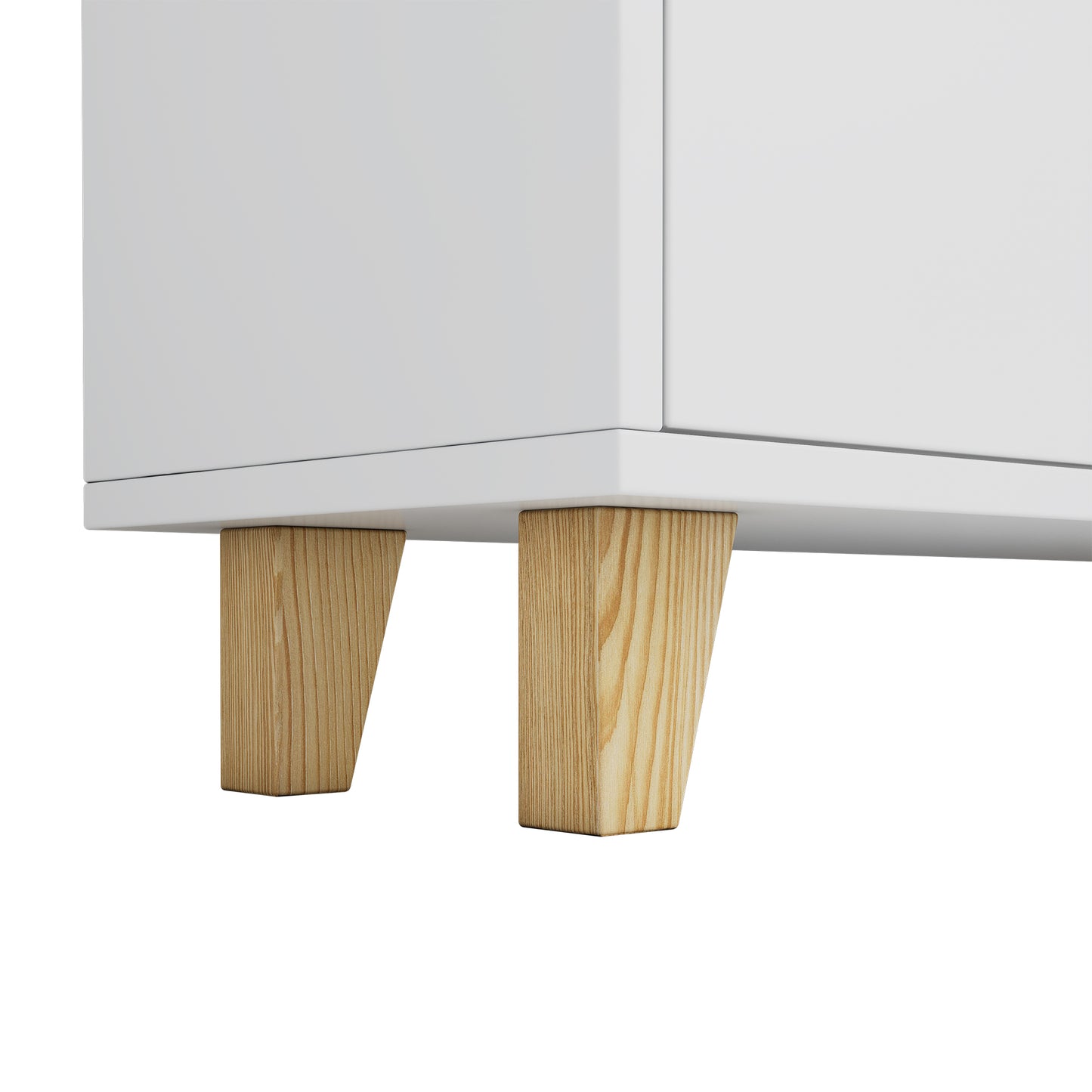 Bücherregal, LED-Farbwechsel-Ambientelicht, Fernbedienung, einfache Form,weiß