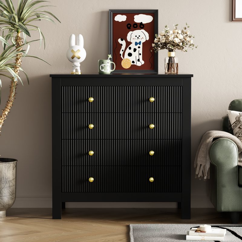 Elegantes Sideboard mit modernem Design, Kommode mit Schubladen und viel Stauraum