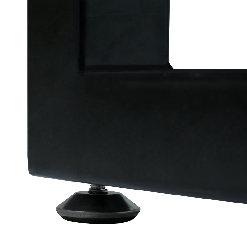 Industriestil multifunktionaler Esstisch, Beton-optik+Schwarz