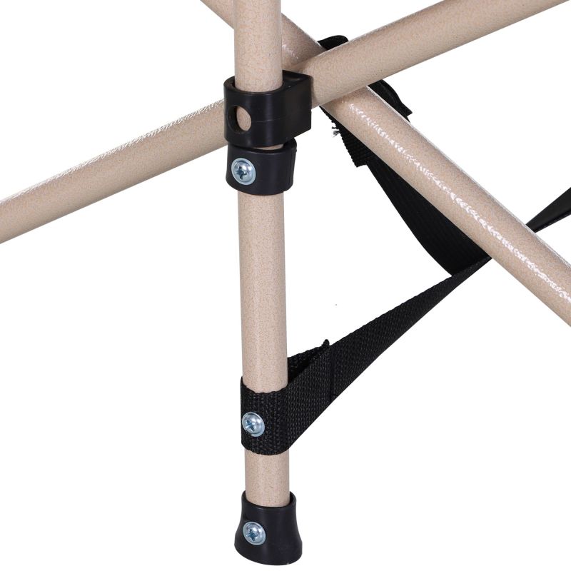 Feldbett Faltbares Campingbett mit Aufbewahrungstasche, Stahl & Oxford, Blau, 190x68x52cm