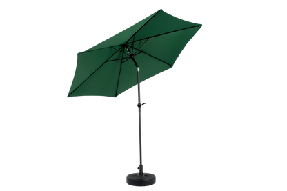 14.8 Ft Double Sided Outdoor Umbrella Rectangular Large with Crank (Dark Green)(No Base)