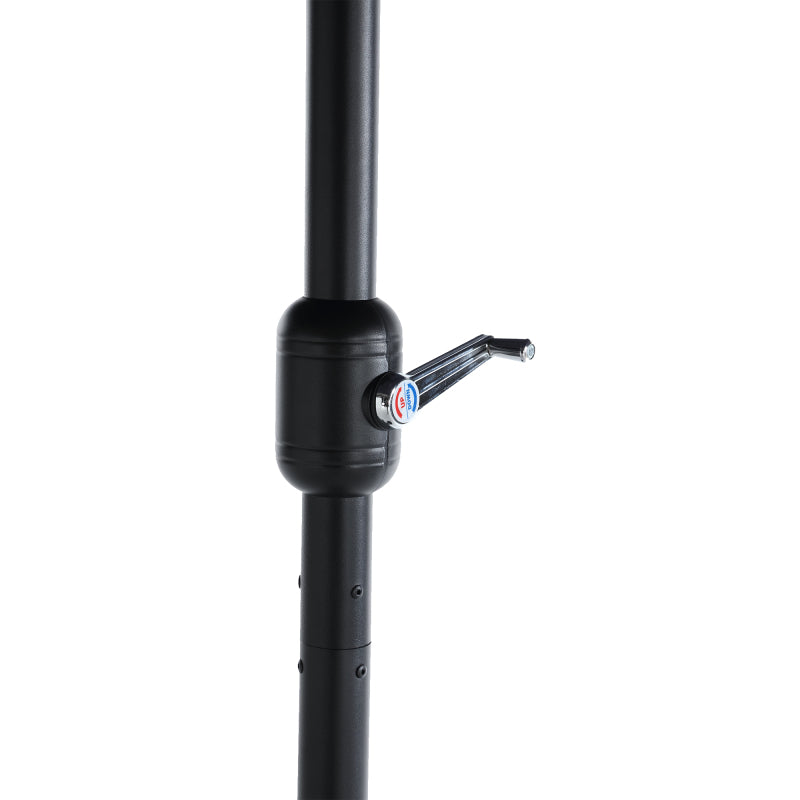 14.8 Ft Double Sided Outdoor Umbrella Rectangular Large with Crank (Navy blue)(No Base)