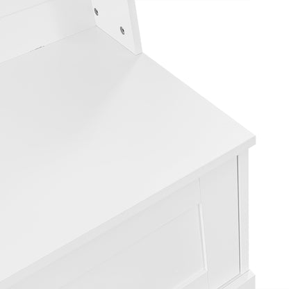 Weißer Eingang Schrank, zur offenen Aufbewahrung - Kleiderständer, Garderobe, Schuhschrank