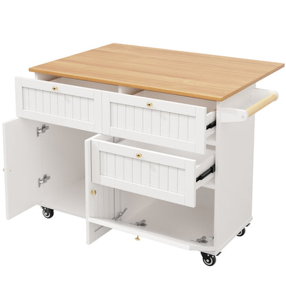 Moderne Kücheninsel, Küchenschrank, buffetschrank, Speisewagen mit Holzmaserung, buffetschrank, Multifunktionale Esstisch mit Speicherraum, Speisewagen mit Stretchfunktionsschränken, weiß