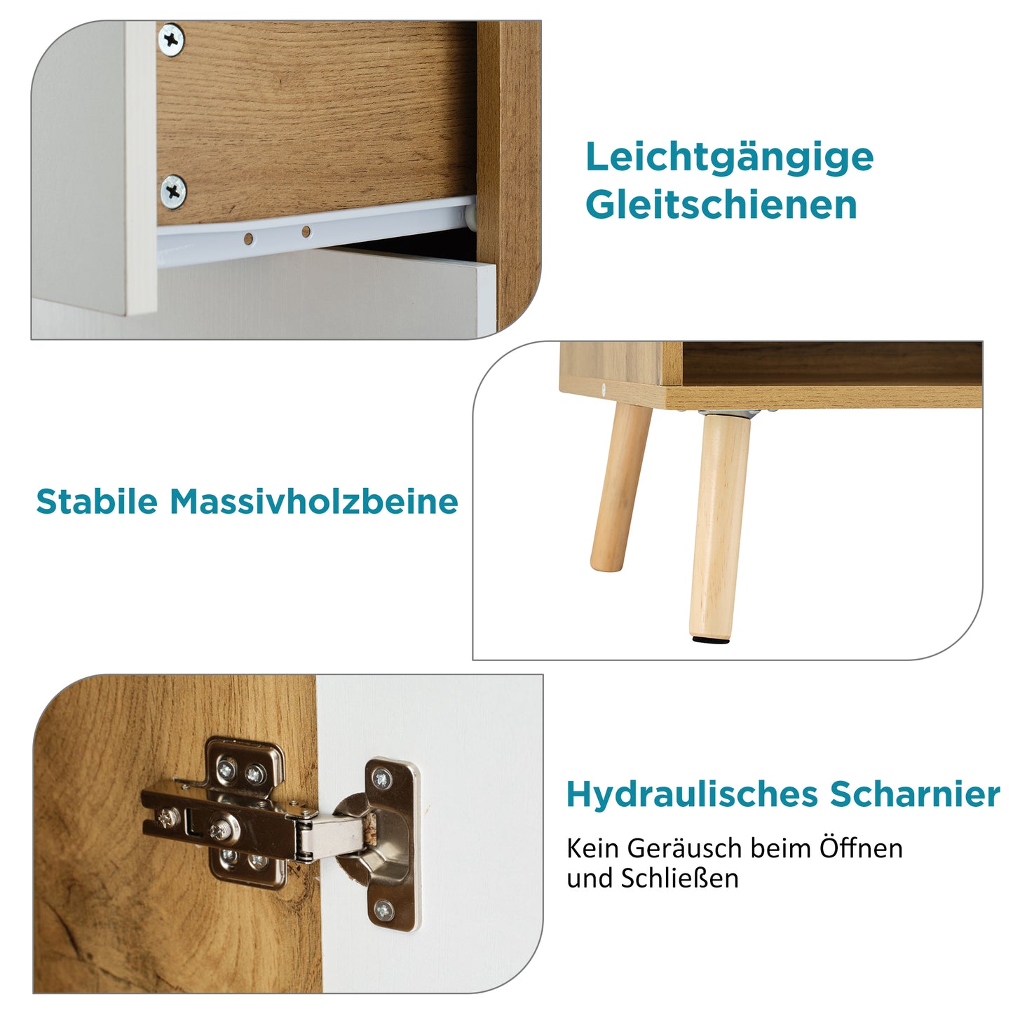 Multifunktionales Garderobenset aus Holz mit Spiegel, Schuhbank, Schuhschrank, Schublade, Regal und Kleiderhaken – Modernes Design mit hydraulischen Scharnieren und praktischem Stauraum