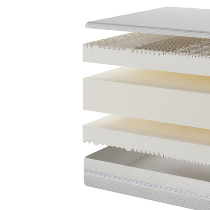 Kaltschaummatratze, 160x200, 7 Zonen Komfortschaummatratze, 20 cm hoch, H3,H2, Ergonomische Kaltschaummatratze mit Griffe