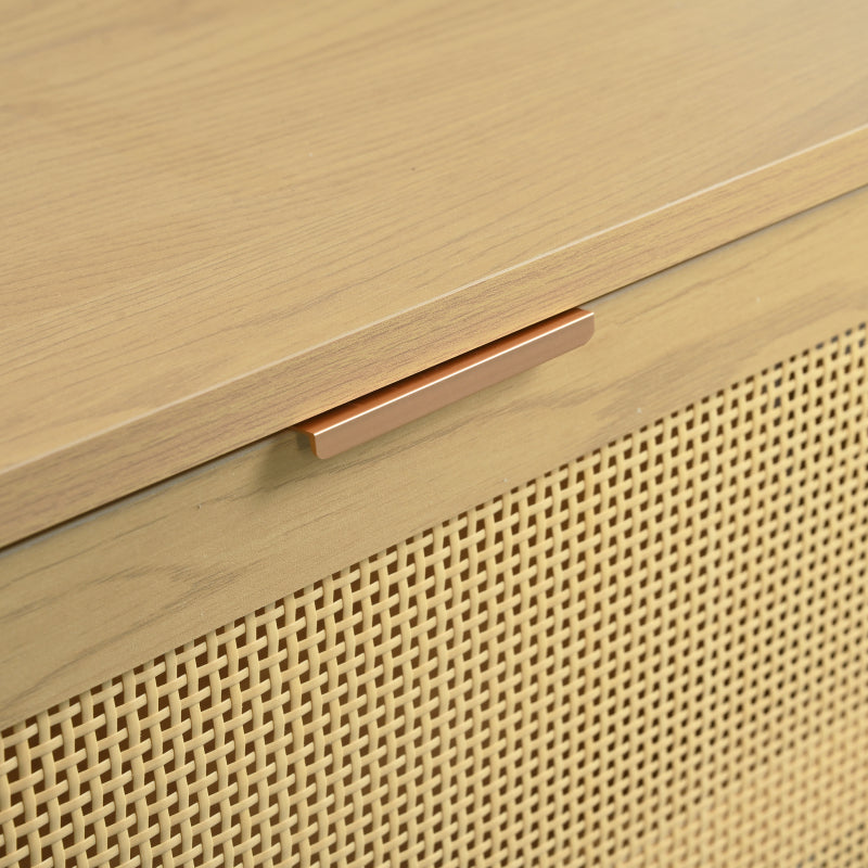 Schuhschrank mit 4 Klappschubladen, Schuhregal für Flur, Schlafzimmer, Wohnung,Holzmöbel, Landhausstil