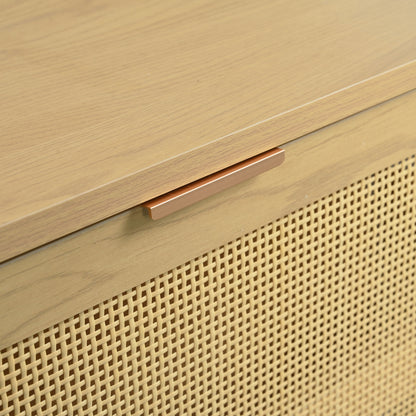 Schuhschrank mit 4 Klappschubladen, Schuhregal für Flur, Schlafzimmer, Wohnung,Holzmöbel, Landhausstil