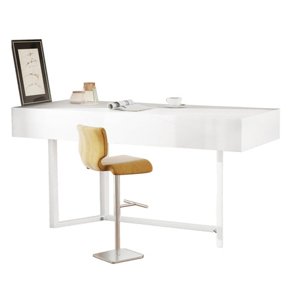 Faltbarer Schreibtisch – Multifunktional, klappbar, mit europäischen Steckdosen, Clamshell-Design zum Verstecken von Unordnung auf dem Schreibtisch