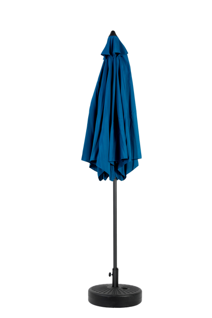 14.8 Ft Double Sided Outdoor Umbrella Rectangular Large with Crank (Blue)(No Base)
