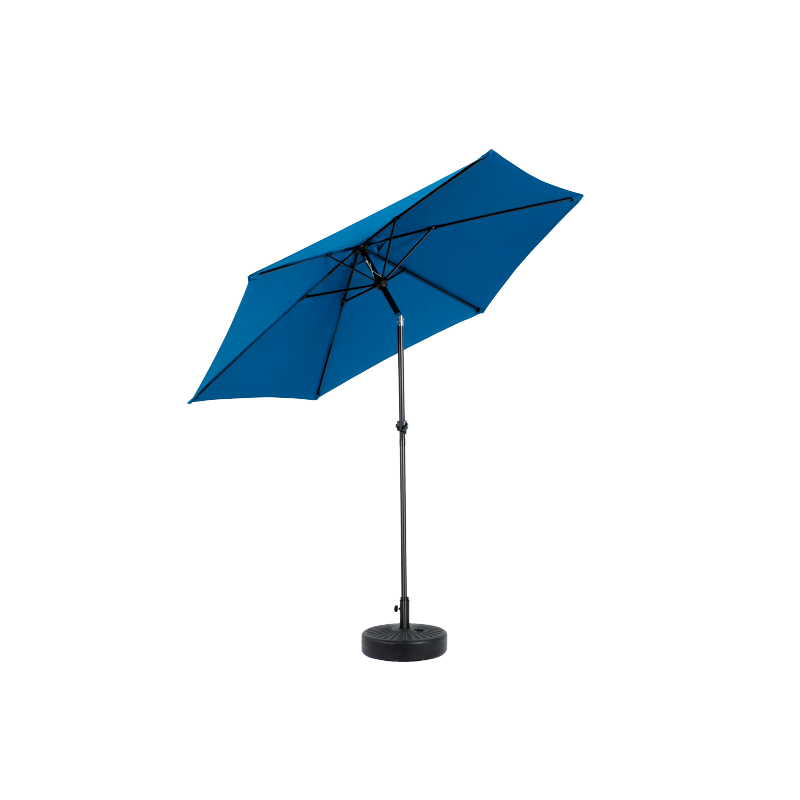 14.8 Ft Double Sided Outdoor Umbrella Rectangular Large with Crank (Blue)(No Base)