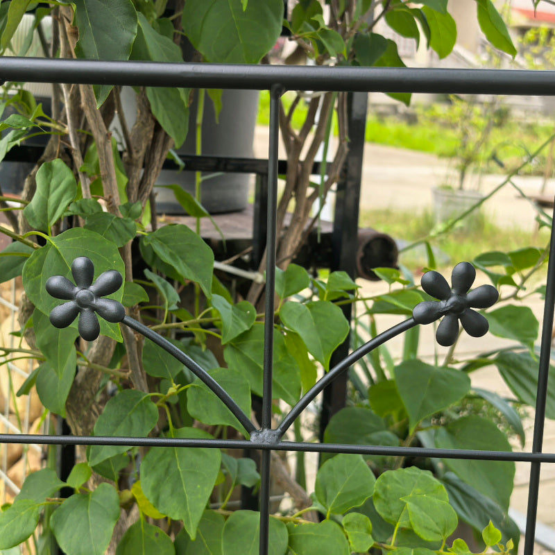 Metall Garten Gitter, 2 Pack Metallgitter für Kletterpflanzen, Indoor / Outdoor Pflanze Gitter für Topfpflanzen, Hauspflanzen, Kletterreben, Blumen und Gemüse, Rasen Garten Zaun Dekor Bildschirm