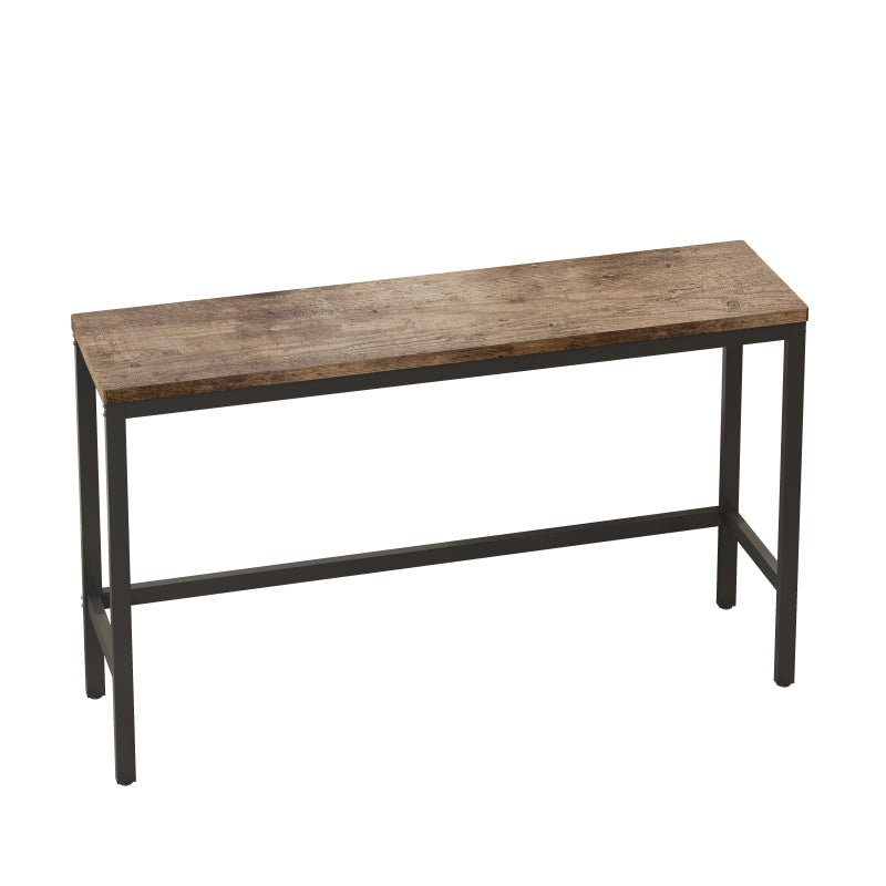 148CM Modern Design Kitchen Dining Table, Pub Table, Long Dining Table Set with 3 Stools;148CM Modernes Design Küche Esstisch, Kneipentisch, Langer Esstisch Set mit 3 Hockern, Einfache Montage, Natur