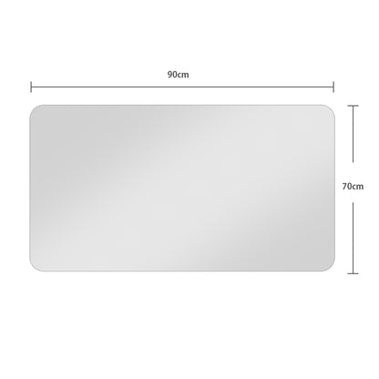 70*90CM Bathroom Vanity Mirror , Wall-Mounted Mirror for Bathroom Anti-Fog Waterproof