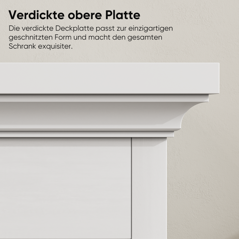 Bodenstehendes Badezimmerschrank, unabhängiger moderner Badezimmerschrank, Weiß