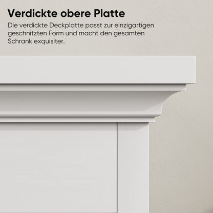 Bodenstehendes Badezimmerschrank, unabhängiger moderner Badezimmerschrank, Weiß