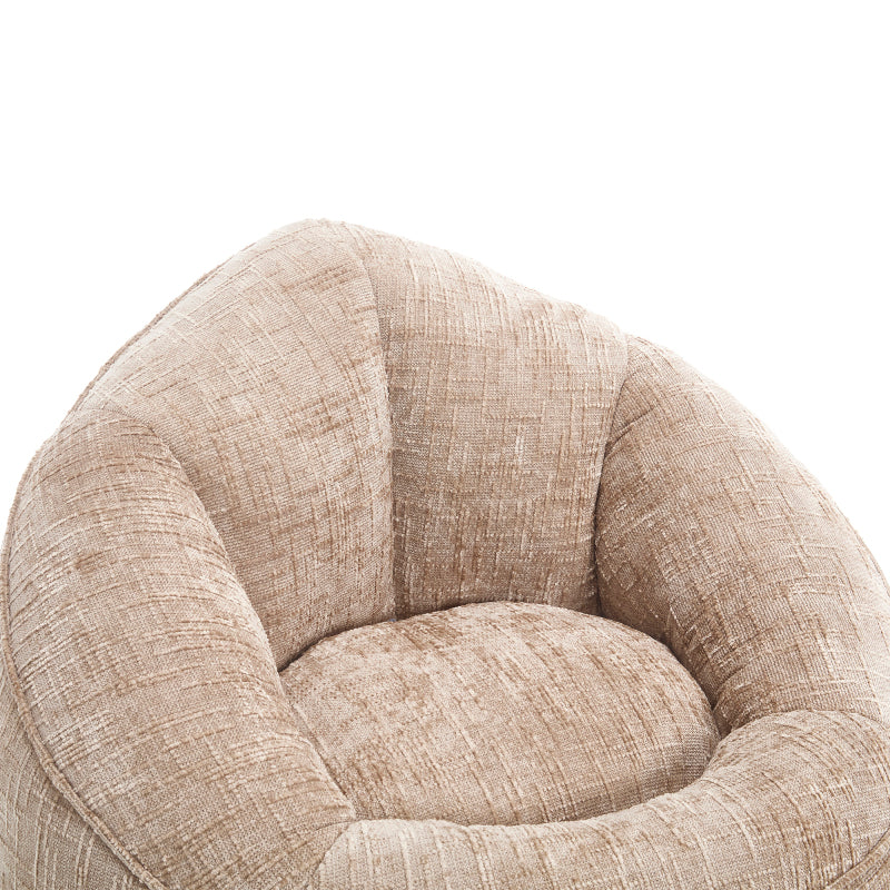 Sitzsack Sofa Stuhl für Erwachsene mit Fußstütze, Khaki