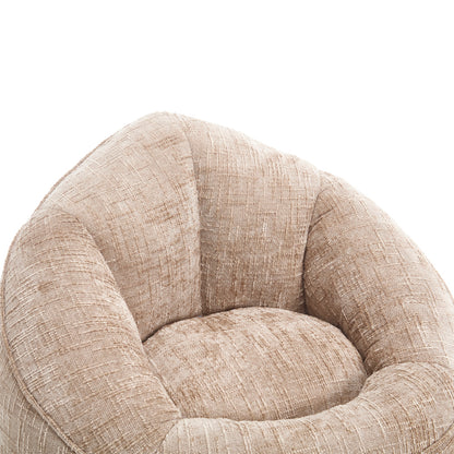 Sitzsack Sofa Stuhl für Erwachsene mit Fußstütze, Khaki