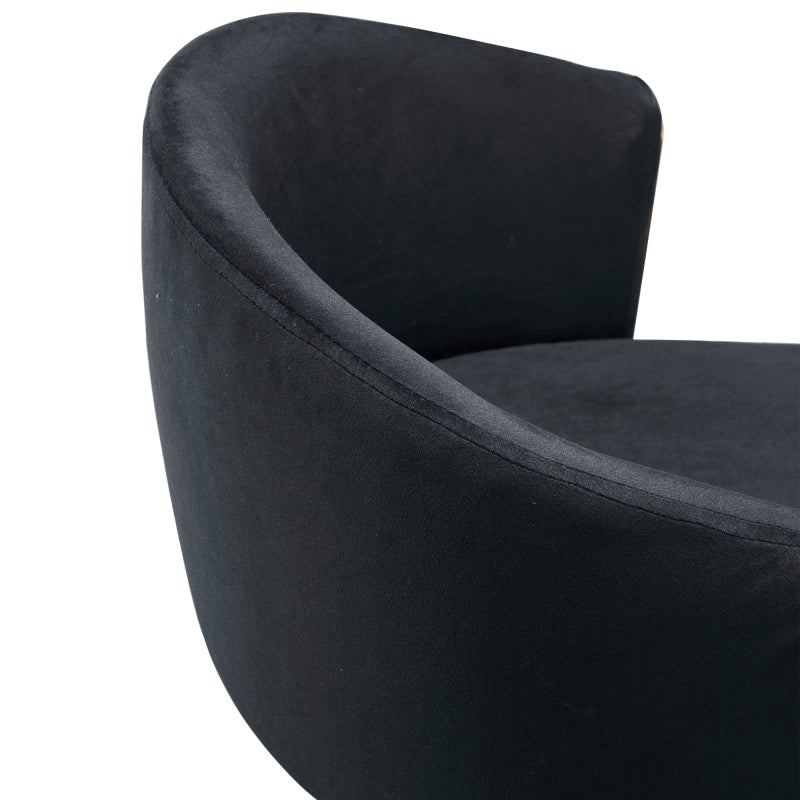 Moderner drehbarer höhenverstellbarer Barhocker, moderner Barhocker für Küche, Bar und Restaurant Theken, Hubhocker mit Rückenlehne und goldener Fußstütze (black.Set of 2)