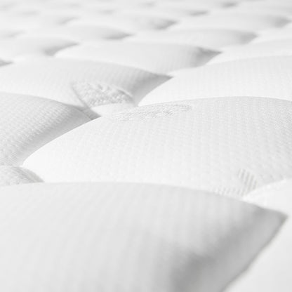 Federkernmatratze, 7 Zonen Kaltschaum Matratze, Taschenfederker, 90x200cm, 100%Oeko-Tex schadstoffgeprüft, 25cm Höhe