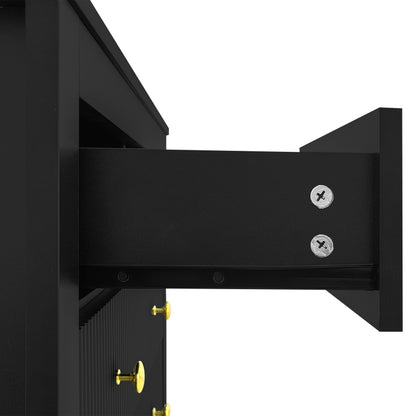 Sideboard, Kommode mit Spezialtüren, Goldgriffen, Sideboard/Schuhschrank/Schminktisch [OLD SKU:WF325795BAA]