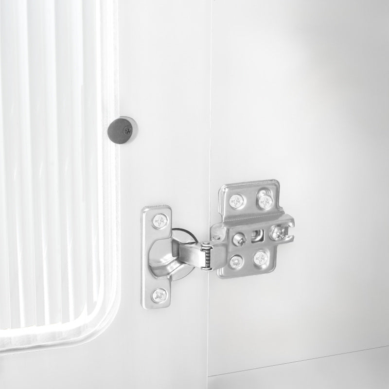 Kosmetiktisch-Set mit LED-Spiegel und 3-Farben-Beleuchtung, Schminktisch aus Holz mit 3 Schubladen und Seitenschrank, ausziehbares Design - Maße: B120/H90/T40 cm (ohne Hocker)