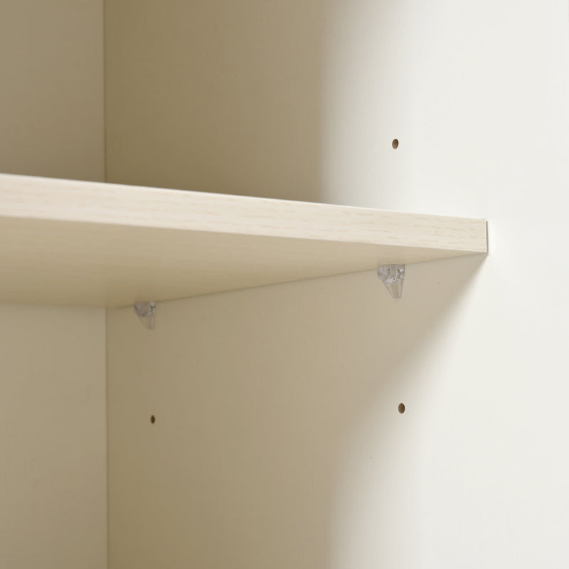 Sideboard mit drei Schubladen, exquisite Maserung. Sideboard für Schlafzimmer und Wohnzimmer, Moderne Holzfarbe-Sideboard mit Stauraumregalen. L117,5 cm