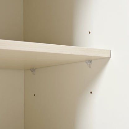 Sideboard mit drei Schubladen, exquisite Maserung. Sideboard für Schlafzimmer und Wohnzimmer, Moderne Holzfarbe-Sideboard mit Stauraumregalen. L117,5 cm