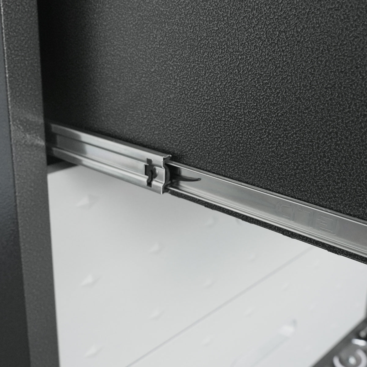 Werkzeugschrank Metall rollbar 3 XXL-Schubladen 75x42x88cm Werkstattwagen Schwarz/Grau 90kg Traglast Garage & Büro Schnellmontage