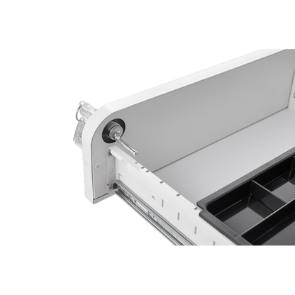 3 Drawer Mobile File Cabinet Under Desk Office,Simple Style Versatile Storage Cabinet for Legal/Letter/A4 Files, 5 Wheel Design Anti-Tilting Cold Rolled Steel Waterproof Moisture-Proof White