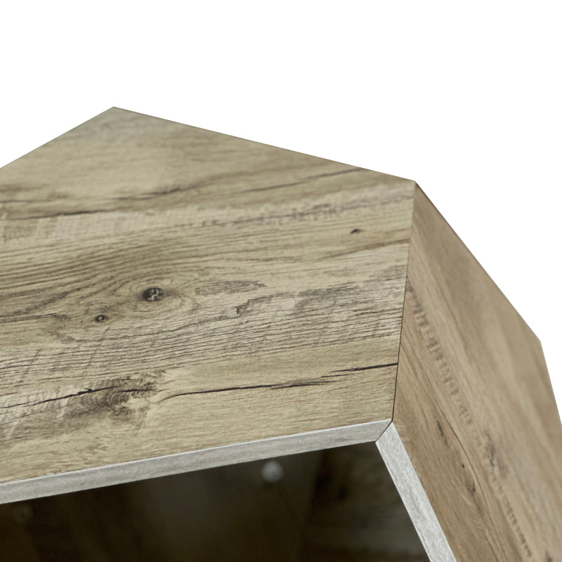 66CM Modern Pet Furniture Cat Carrier , Sofa Side Table, Planter MDF Multifunctional Furniture, Colored Flower Oak