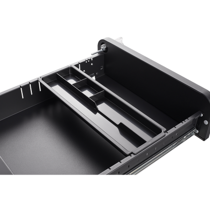 3 Drawer Mobile File Cabinet Under Desk Office,Simple Style Versatile Storage Cabinet for Legal/Letter/A4 Files, 5 Wheel Design Anti-Tilting Cold Rolled Steel Waterproof Moisture-Proof Black
