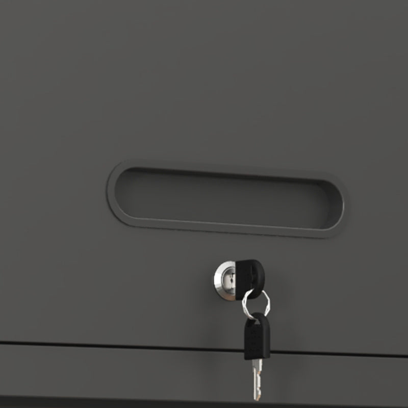 Vielseitiger Metall-Wandschrank, wandmontierter Nutzschrank mit verschließbarer Tür, aufgehängtes Stahlwerkzeugkabinett, Geeignet für Garage, Keller, Werkstatt und Küche, H34,5 cm × B75 cm × T30 cm