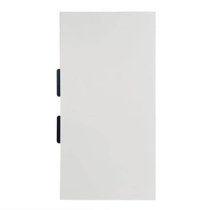 Moderne Sideboard Kommode mit 2 Türen in Vakuum-Formgebung, Standschrank Lagerung Schrank mit Metallgriffen und Rahmenbeinen, geeignet für Wohnzimmer, Flur und Esszimmer