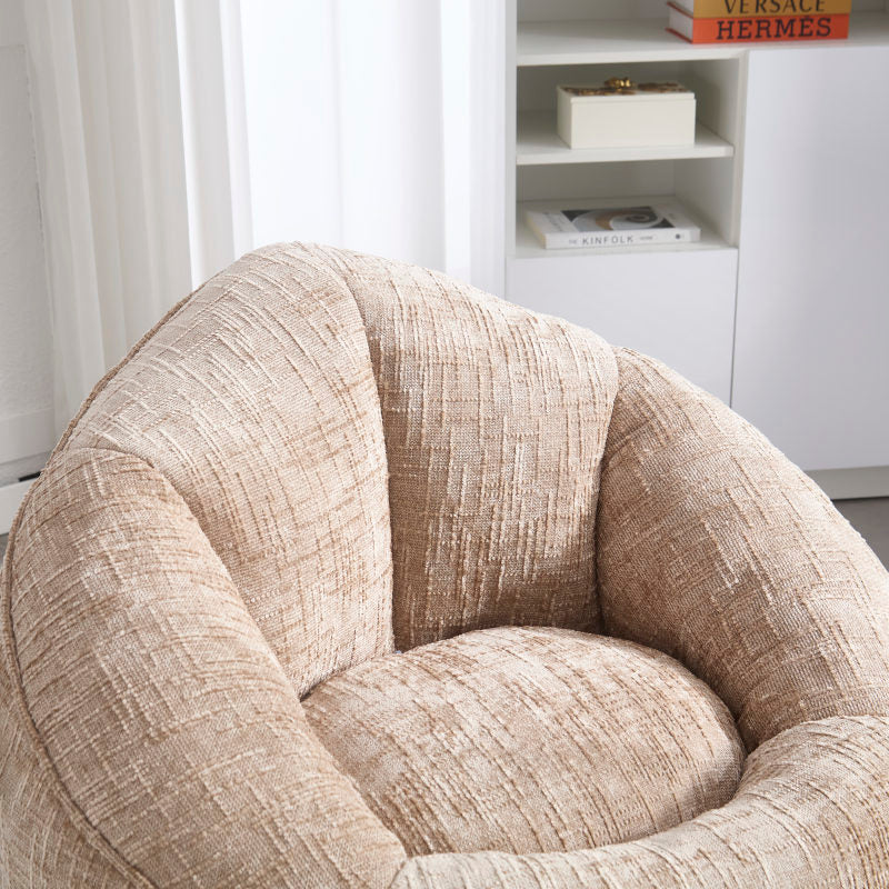 Sitzsack Sofa Stuhl für Erwachsene mit Fußstütze, Khaki