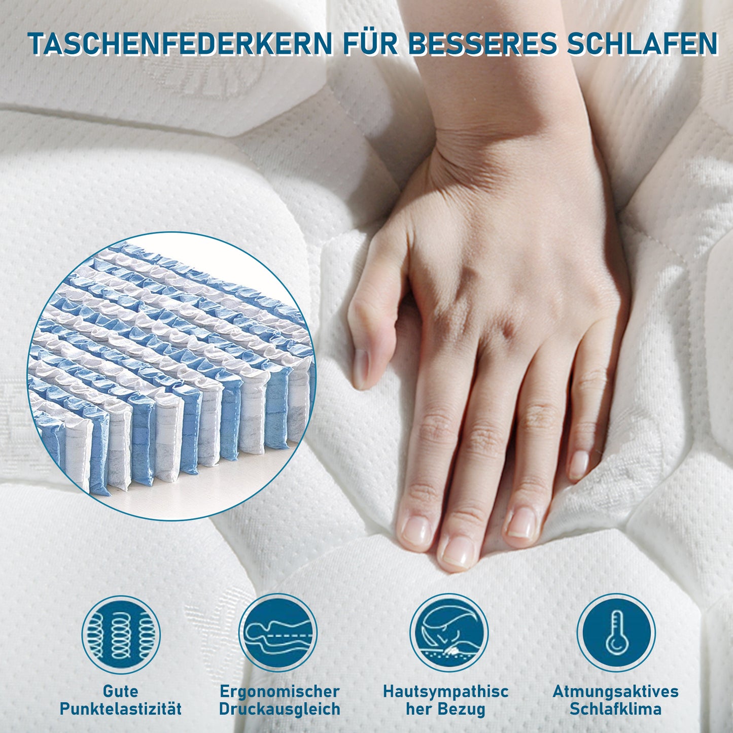 Polsterbett 140x200, Doppelbett mit hydraulischem Stauraum, LED-Beleuchtung und USB-C-Ladeanschluss, Stauraumbett und Jugendbett mit Lattenrost, Samt, Beige, Mit Matratze