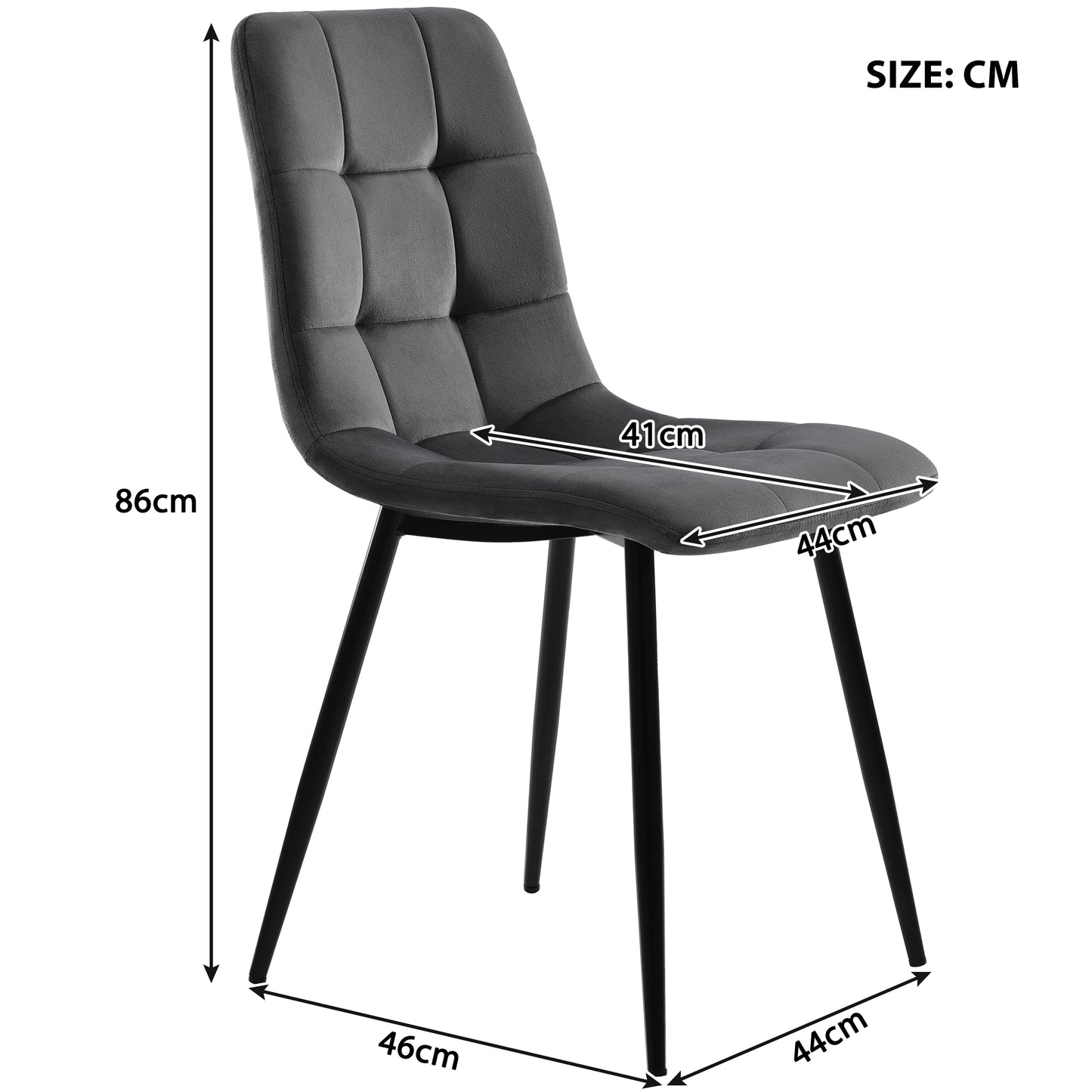 Esstisch und Stühle Set (5 Stück), Esszimmer-Set mit 4 Stühlen, marmorierte Tischplatte, schwarze Tischbeine, graue Samt-Esszimmerstühle