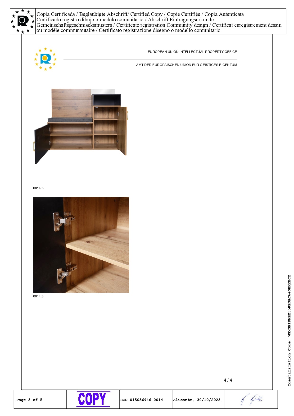 Garderoben-Set,mit 4 Kleiderhaken, Spiegel, Schuhschrank, Wandgarderobe, oberes Ablagefach, Flurgarderobe Sitzbank