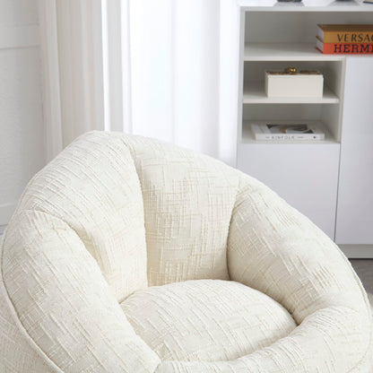 Sitzsack Sofa Stuhl für Erwachsene mit Fußstütze, Beige