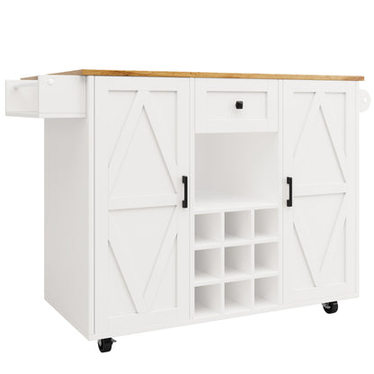 Moderne Kücheninsel, Küchenschrank, buffetschrank, Speisewagen mit Holzmaserung, buffetschrank, Multifunktionale Esstisch mit Speicherraum, Speisewagen mit Snackregalen und Stretchfunktionsschränken